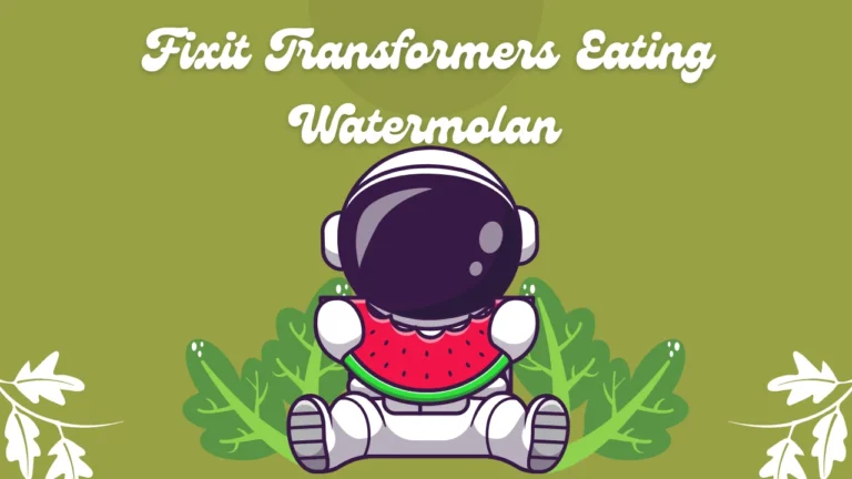 Fixit Transformers Eating Watermolan