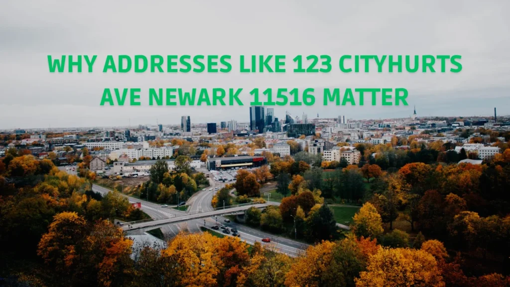 Why Addresses Like 123 Cityhurts Ave Newark 11516 Matter